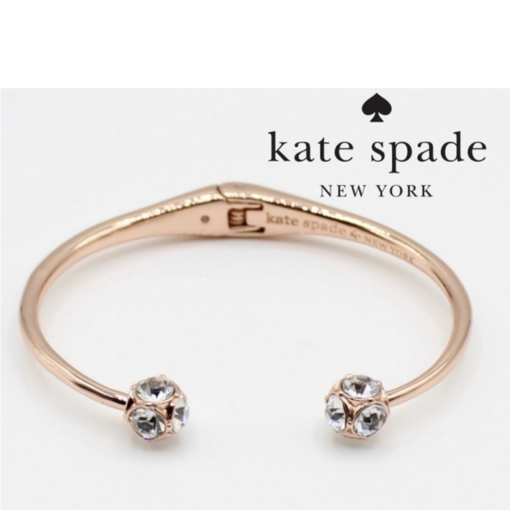 Kate spade lady marmalade rose gold open hinge bracelet 💖 NWT